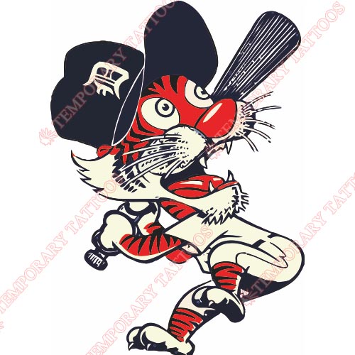 Detroit Tigers Customize Temporary Tattoos Stickers NO.1576